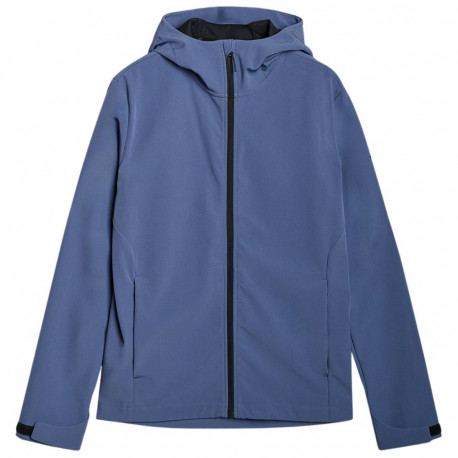 Kurtka męska softshell 4F M324 denim 4FWSS25TSOFM324 32S M
