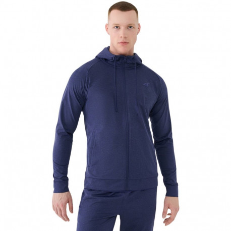 Bluza męska 4F FNK M512 ciemny granat melanż 4FWSS25TFSWM512 30M L