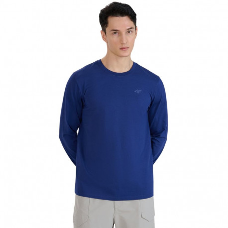 Koszulka męska 4F Longsleeve M432 granatowa 4FWMM00TLONM432 031S  M