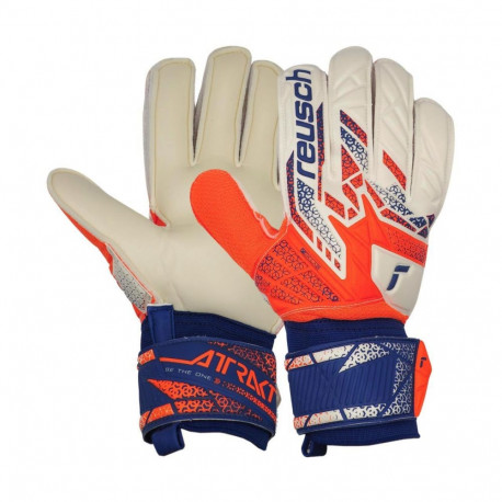Reusch väravavahi kindad Attrakt Solid 5570516 2500 8,5, valge-oranž