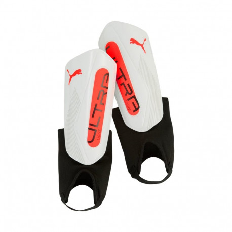 Puma jalgpalli säärekaitsmed Ultra Light Ankle 30991 01 XL, valge-oranž