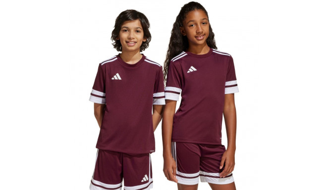 Koszulka dla dzieci adidas Squadra 25 bordowa JC8667 128cm