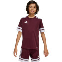 Koszulka dla dzieci adidas Squadra 25 bordowa JC8667 128cm