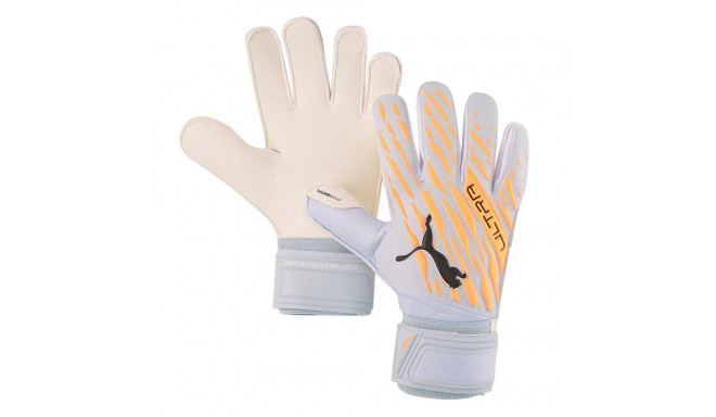 Rękawice bramkarskie Puma Ultra Grip 1 szaro-pomrańczowe 41787 05 8,5