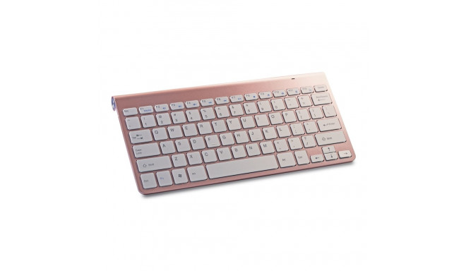 Setty wireless keyboard rose gold