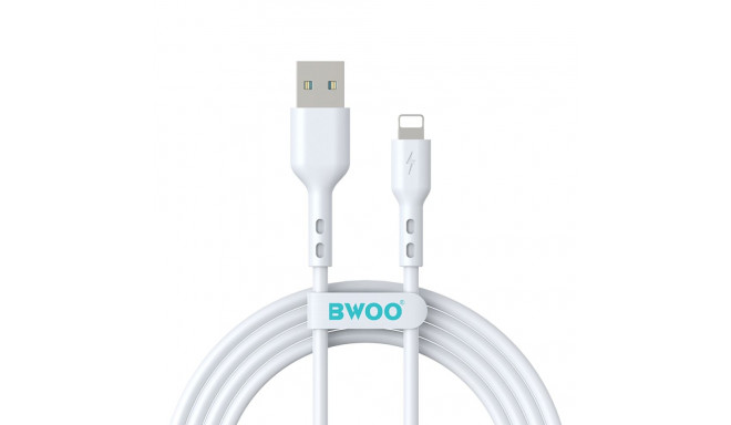 BWOO Cable USB - Lightning 2m 3A white