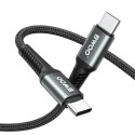 BWOO Braided Cable USB-C - USB-C 2m 60W black