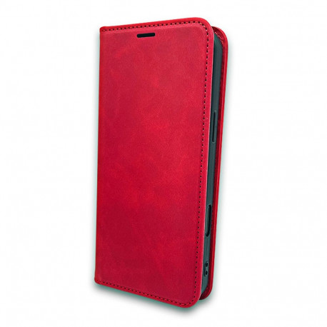 Smart Suede case for Samsung Galaxy S25 Plus red