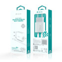 Devia wall charger Rocket PD 20W 1x USB-C white + cable USB-C - Lightning