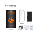 Tempered glass metal frame for Samsung Galaxy A16 4G / A16 5G / M16 5G black frame