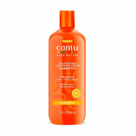CANTU SHEA BUTTER CHAMPU LIMPIADOR CREMA SIN SULFATOS 400ML