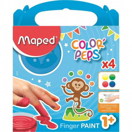 Finger paint Maped ColorPeps 4 colours