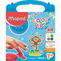 Finger paint Maped ColorPeps 4 colours