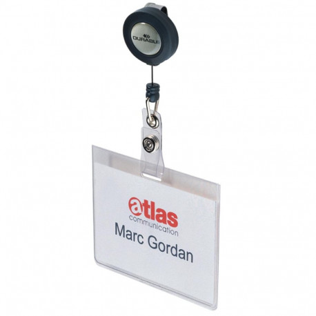 Nimesildihoidja 90x60mm JO-JO kinnitusega DURABLE 10tk pakis