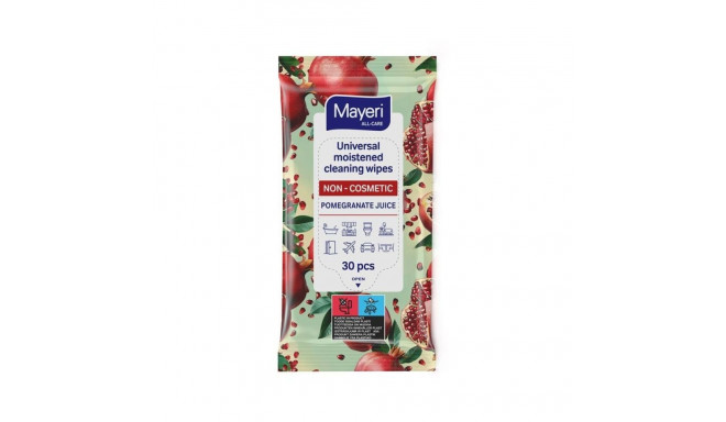 Puhastuslapid MAYERI Pomergranate Juice niisutatud universaalsed 30tk/pk