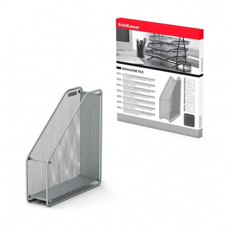 Dokumendikast/püstsahtel A4 ERICH KRAUSE metallist hõbedane