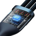 Baseus Universal Flash Series II 3-in-1 Fast Charging Data Cable (USB-A to Micro + Lightning + Type-