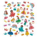 AVENIR Pufīgās uzlīmes Princese