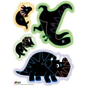 AVENIR Scratch Greeting Card Dinos