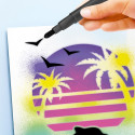 AIRBRUSH Mākslas aktivitāšu komplekts Mini Poster