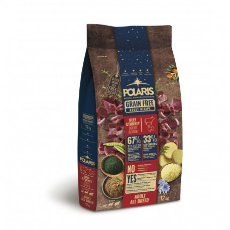 Polaris grainfree adult  beef&turkey 12kg