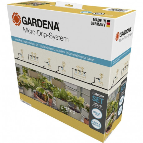 Gardena Micro-Drip-System - zestaw podstawowy do roślin balkonowych 13401-20