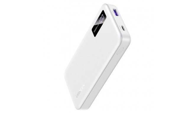 Ugreen PB311 | 10000mAh | USB + USB-C | 20W PD (valge)