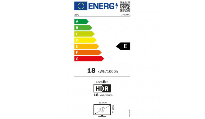 AOC 27B3HA2 - 100Hz | Full HD | 27'' | IPS | 1ms