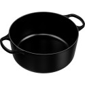 Le Creuset Signature ümmargune röstimisnõu 30 cm must