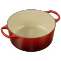 Le Creuset Signature ümmargune pajaroog 24 cm cerise