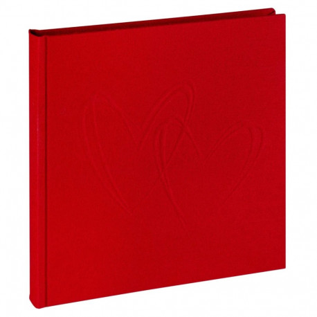 Walther My Heart red 20x20 40 white P. Cloth-bound FA243R