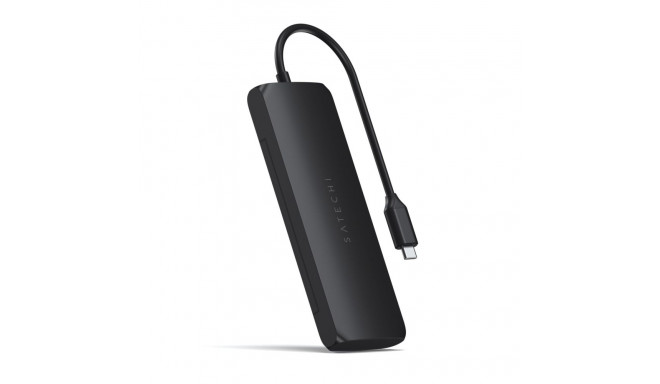 Satechi USB-C Hybrid Multiport Adapter with SSD Enclosure black