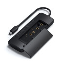 Satechi USB-C hübriid mitmeportiline adapter SSD korpusega must
