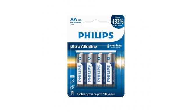 1x4 Philips ultra alkaline AA patarei