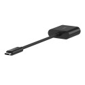 Belkin Connect USB-C Ethernet adapter 100W PD must INC019btBK