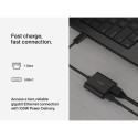 Belkin Connect USB-C Ethernet adapter 100W PD must INC019btBK