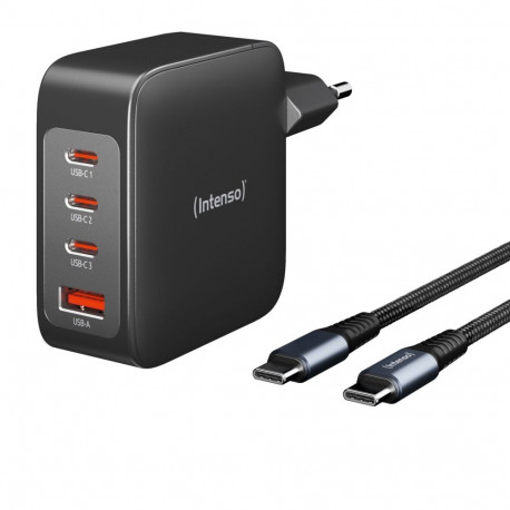 Intenso Power Adapter W140 komplekt 2x USB-C 1x USB-A koos kaabliga