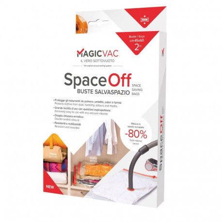 MagicVac Vacuum clothes bag set Space-Off 6-piece