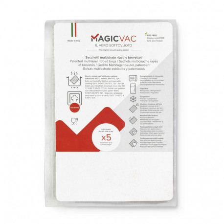 MagicVac 50 Vacuum bags with label 20 x 30 cm