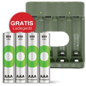 GP ReCyko 4-pordiline USB-laadija B441, sh 4xAAA 850mAh akud