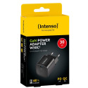 Intenso Toiteadapter W30C² GaN Must 1x USB-C 30W