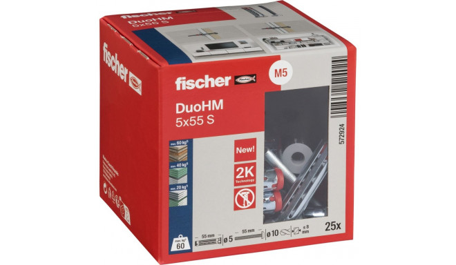 Fischer DuoHM 5x55 S TX 25 tk