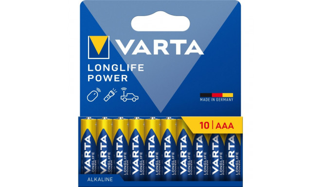 1x10 Varta Longlife Power Micro AAA LR 03 04903121761