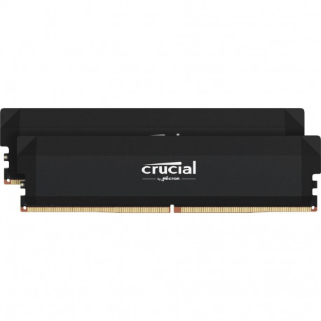 Crucial mälukomplekt Pro DDR5-6400 32GB 2x16GB UDIMM CL38 ülekiirendatav, must
