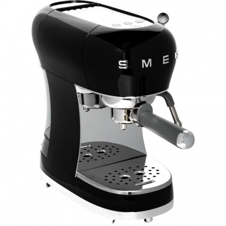 SMEG ECF02BLEU Espresso Coffee Machine, black