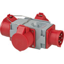 Brennenstuhl Cross distributor CEE400V/16A 3 fold