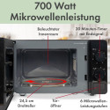Bomann MW 6014 CB Must Mikrolaineahi