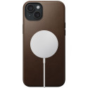 Nomad Modern Leather Case iPhone 15 Plus Brown