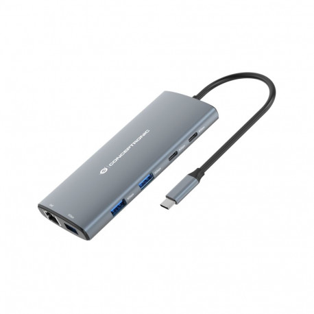 Conceptronic DONN06G 9-in-1 Docking Station