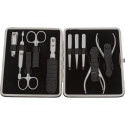 Zwilling Maniküre Pediküre Set 10tlg., Leder, schwarz